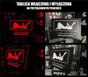 Tablica LED Tir Red Light Amsterdam 60x40cm B1