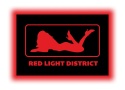Tablica LED Tir Red Light Amsterdam 60x40cm C1