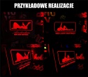 Tablica LED Tir Red Light Amsterdam 60x40cm C2