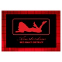 Tablica LED Tir Red Light Amsterdam 60x40cm C2