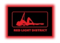 Tablica LED Tir Red Light Amsterdam 60x40cm D1