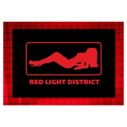Tablica LED Tir Red Light Amsterdam 60x40cm E1