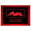 Tablica LED Tir Red Light Amsterdam 60x40cm A2