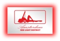 Tablica LUSTRO LED Tir Red Light Amsterdam 50x30cm D2