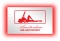 Tablica LUSTRO LED Tir Red Light Amsterdam 50x30cm D2