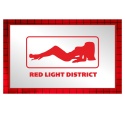 Tablica LUSTRO LED Tir Red Light Amsterdam 50x30cm E1
