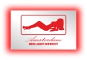 Tablica LUSTRO LED Tir Red Light Amsterdam 50x30cm E2