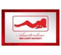 Tablica LUSTRO LED Tir Red Light Amsterdam 50x30cm E2