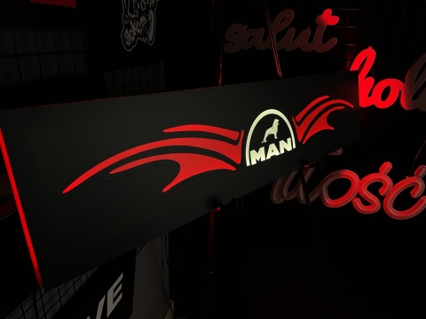 Tablica Led Tir MAN 90x20cm F