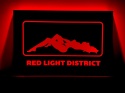 Tablica LED Tir Red Light Amsterdam 60x40cm B1
