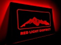 Tablica LED Tir Red Light Amsterdam 60x40cm B1