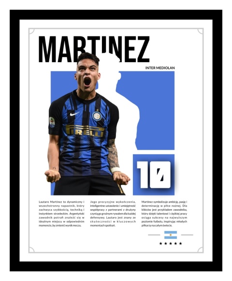 Ramka LED Lautaro Martinez