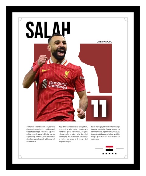 Ramka LED Mohamed Salah