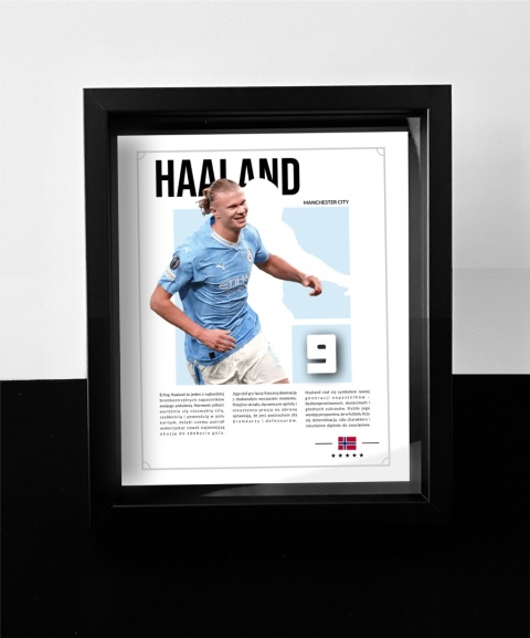 Ramka LED Erling Haaland