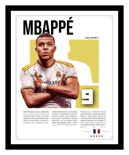 Ramka LED Kylian Mbappe