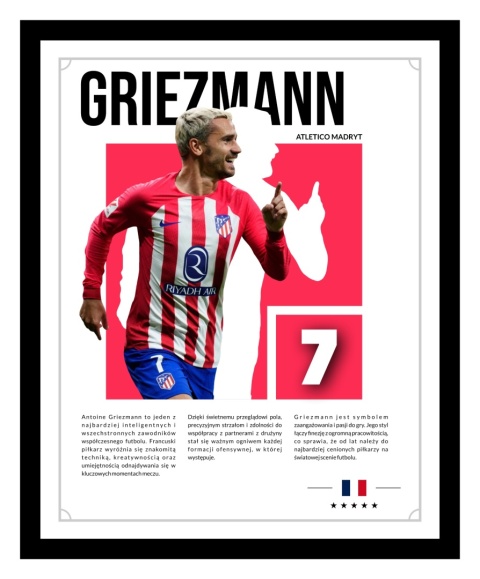 Ramka LED Antoine Griezmann