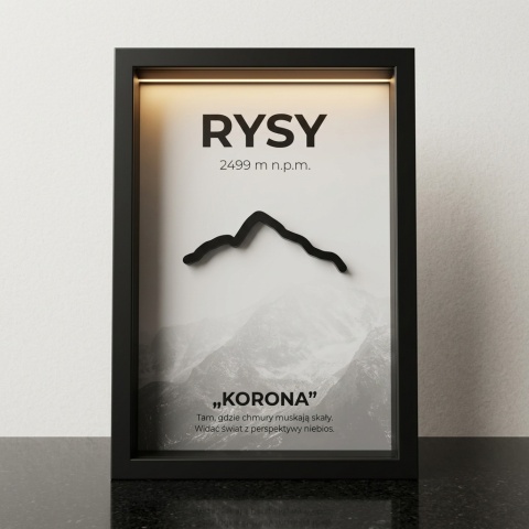 Ramka LED Rysy