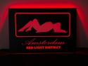 Tablica LED Tir Red Light Amsterdam 60x40cm A2